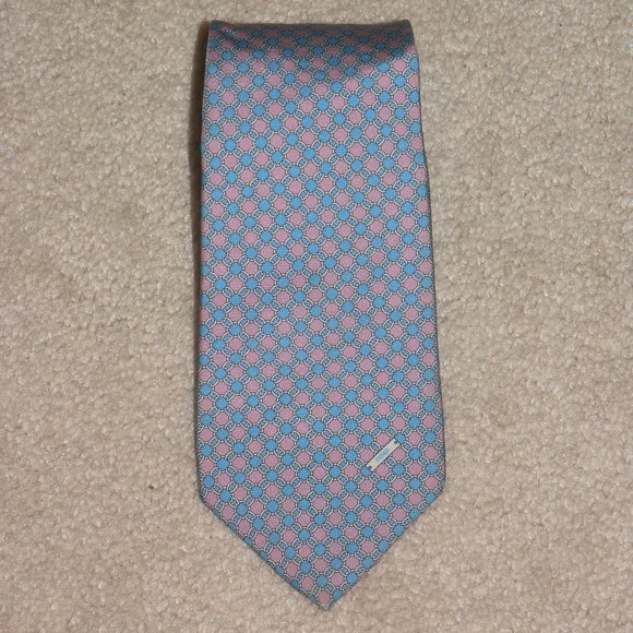 Fendi Recent Bit Pattern Classic Width Silk Tie
